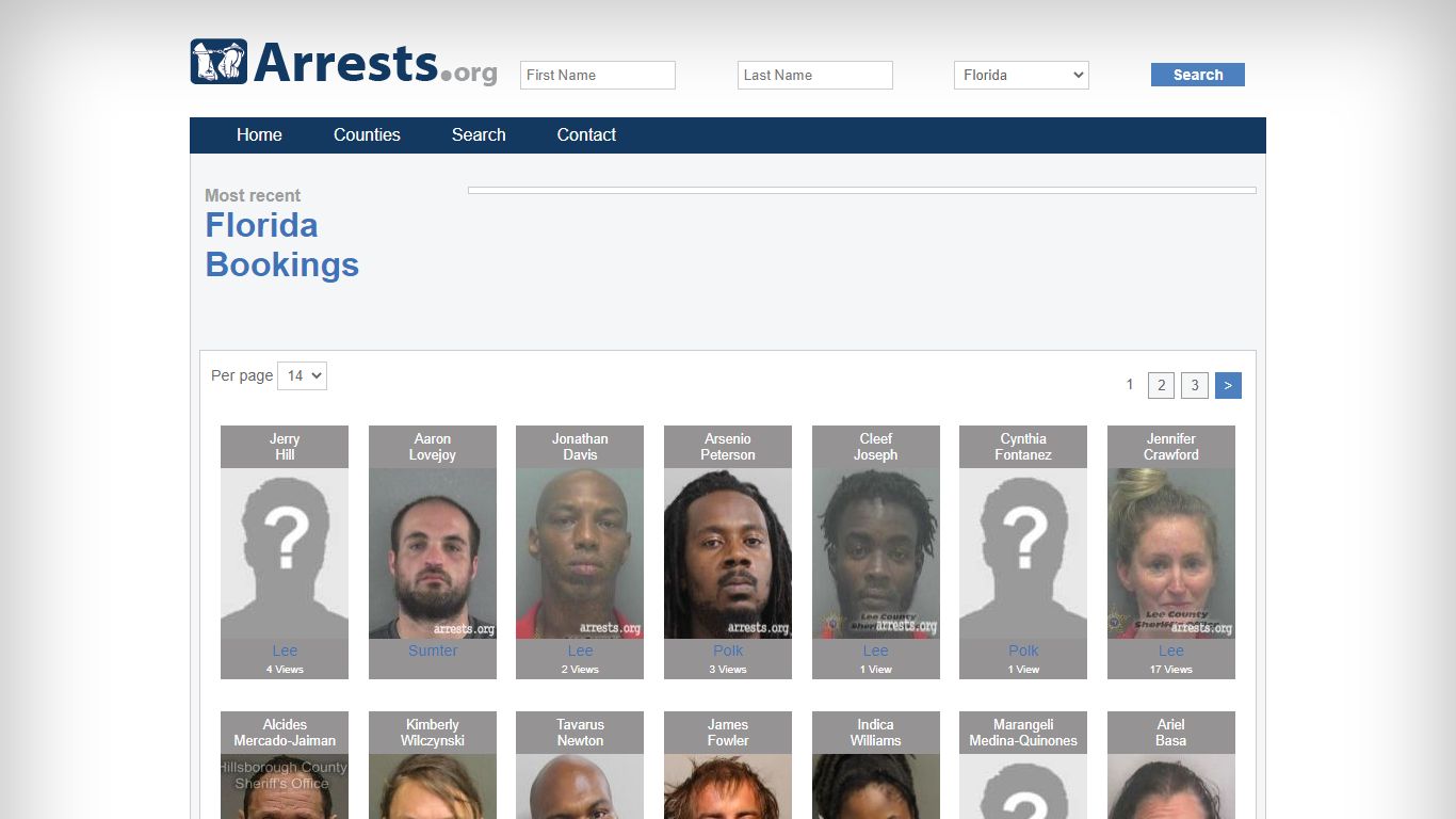 Florida Arrests and Inmate Search